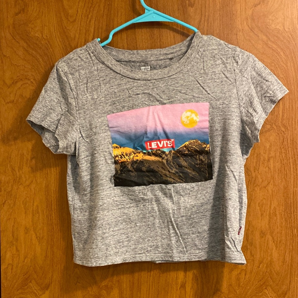 Levi’s cropped shirt